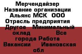 Мерчендайзер › Название организации ­ Альянс-МСК, ООО › Отрасль предприятия ­ Другое › Минимальный оклад ­ 23 000 - Все города Работа » Вакансии   . Ивановская обл.